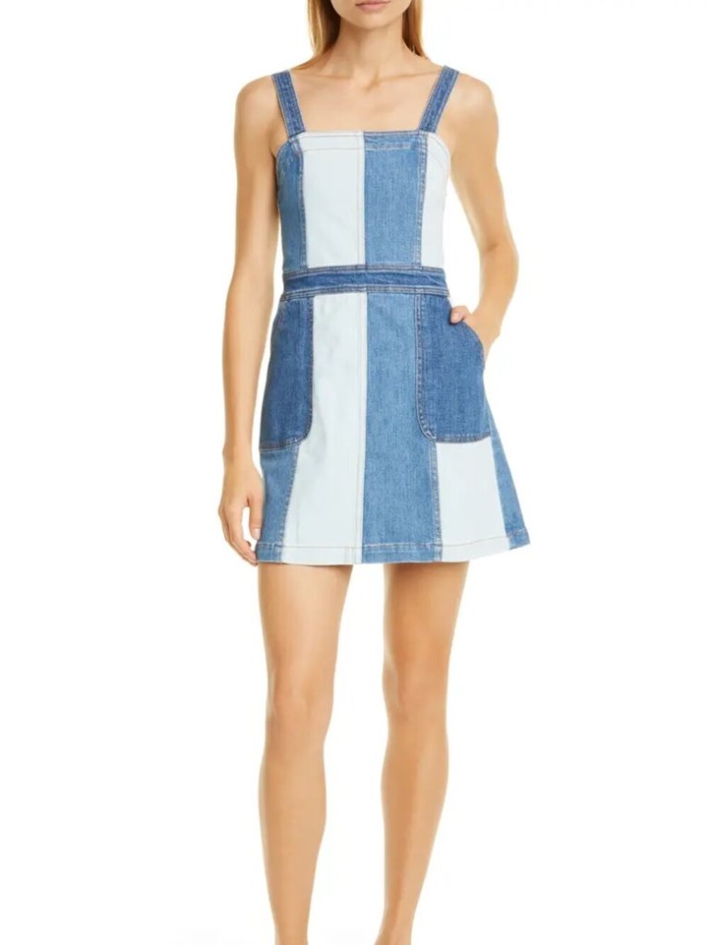 Alice + Olivia Jamiee Denim Minidress